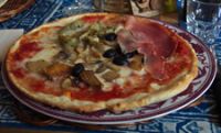 Pizza in Orvieto