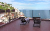 Amalfi apartment terrace view